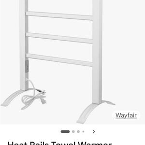 Wayf Sleek White Towel Warmer